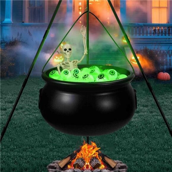 Halloween Outdoor Decorations, Witches Cauldron for Yard Decorations, halloween - Picture 1 of 7
